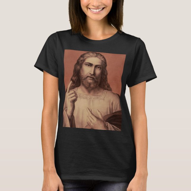 Jesus Kristus Läraren T Shirt (Framsida)