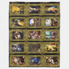 Jesus Kristus liv Fleecefilt