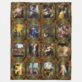 Jesus Kristus liv Fleecefilt