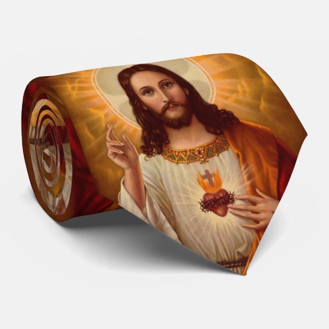 Jesus Kristus Manar Designer Ties Slips (Rullad)