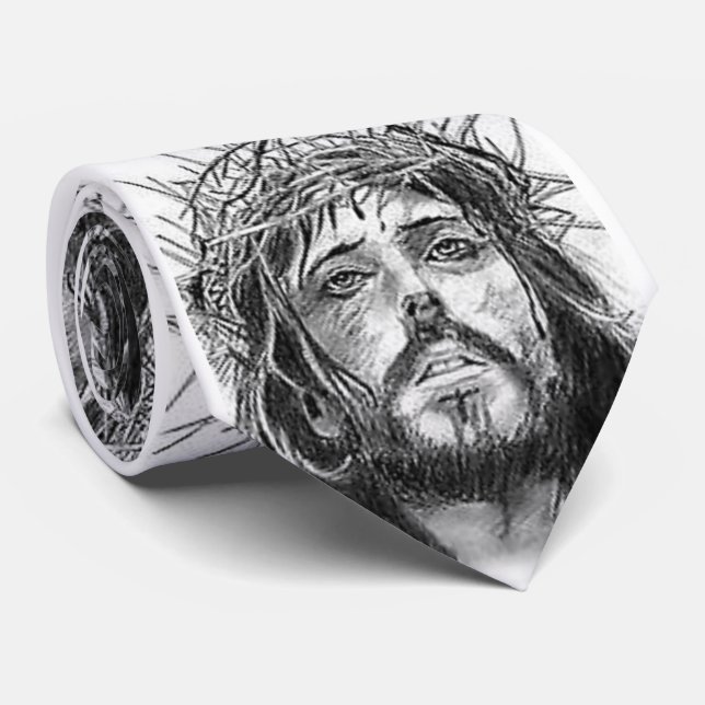Jesus Kristus Manar Designer Ties Slips (Rullad)