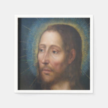Jesus Kristus med en gyllene gloria