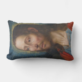 Jesus Kristus med Golden Halo Lumbarkudde