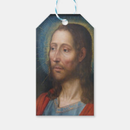 Jesus Kristus med Golden Halo Presentetikett