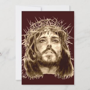 Jesus Kristus med Krona i Thorns