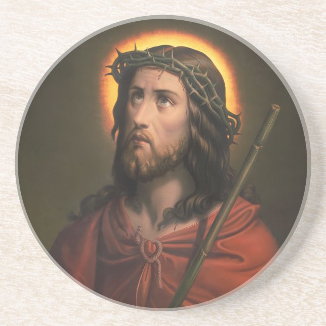 Jesus Kristus med Krona i Thorns Underlägg (Framsidan)