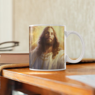 Jesus Kristus med Stars och Light version 5 Kaffemugg