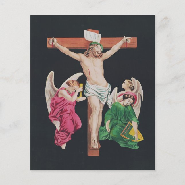 Jesus Kristus medeltida Crucifixion (Framsida)