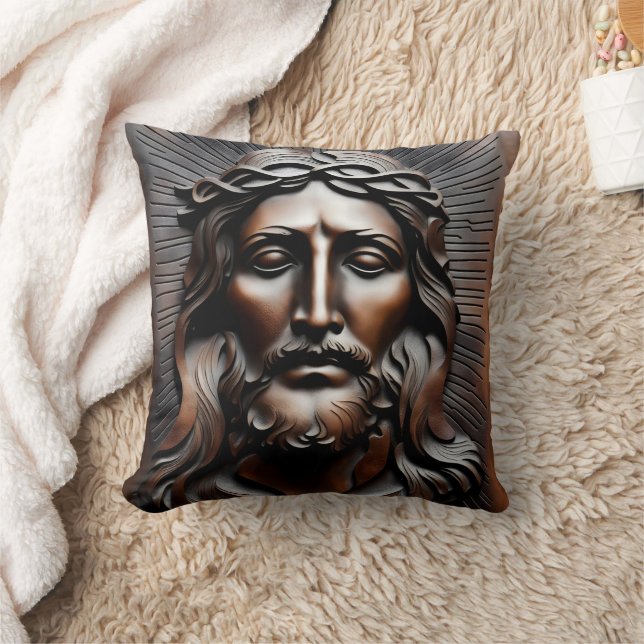 Jesus Kristus medförde hjälp med radikal bakgrund Kudde (Filt)