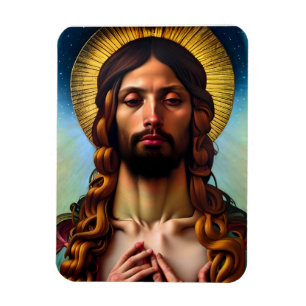 Jesus Kristus Modern Renaissance Magnet