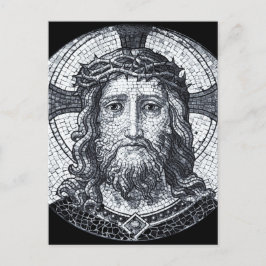 Jesus Kristus, mosaik, Heliga kyrkan / Compassion  Vykort