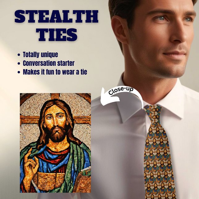 Jesus Kristus mosaik stealth slips (Skapare uppladdad)