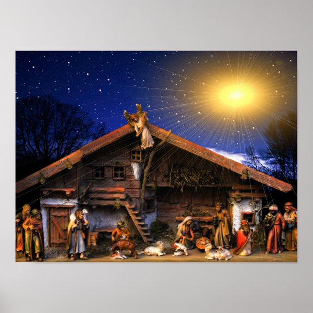 Jesus Kristus nativitet Poster (Framsidan)