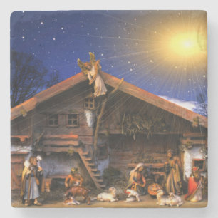 Jesus Kristus nativitet Stenunderlägg