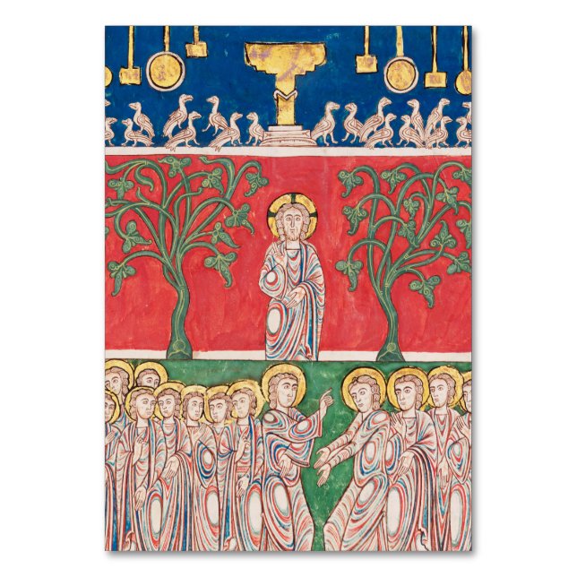 Jesus Kristus och de 12 apostlarna Bordsnummer (Framsidan)
