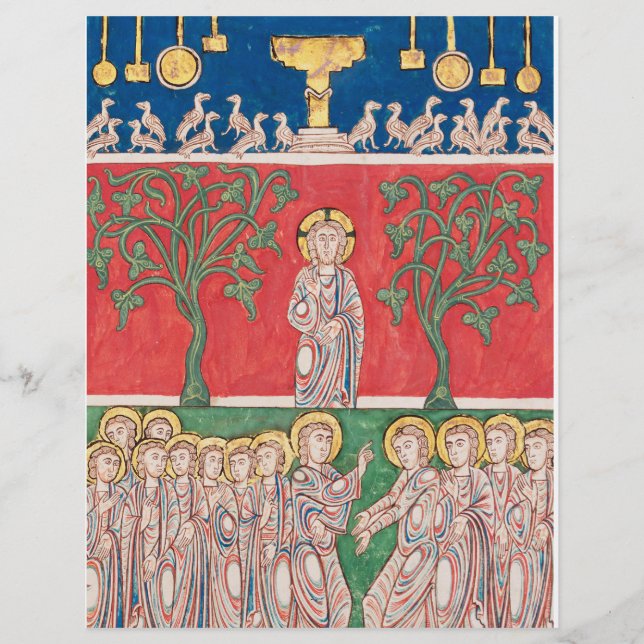 Jesus Kristus och de 12 apostlarna Reklamblad (Framsidan)