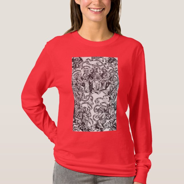 Jesus Kristus och de 12 apostlarna T Shirt (Framsida)
