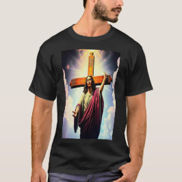 Jesus Kristus och kor Tshirt T Shirt