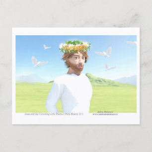 Jesus Kristus och kröningen med törnen Vykort