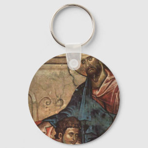 "Jesus Kristus och St John aposteln". Nyckelring