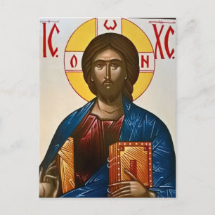Jesus Kristus ortodoxa Christian Vykort
