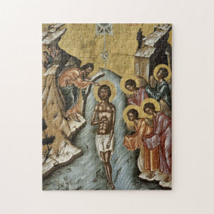Jesus Kristus-ortodoxa kristes baptism Pussel