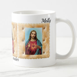 Jesus Kristus på en Soda Cracker Kopp-kaffe Mugg N