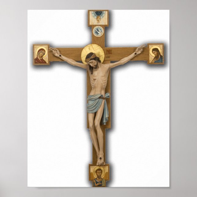 Jesus Kristus på Kor Poster (Framsidan)
