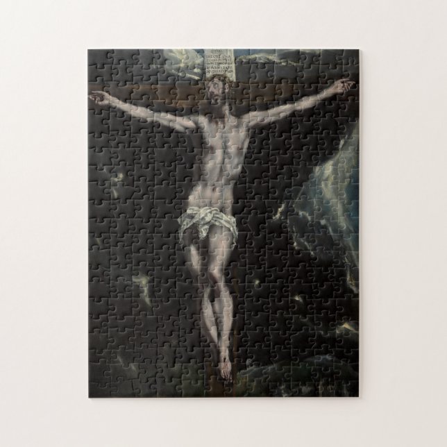 Jesus Kristus på Kor Pussel (Vertikal)