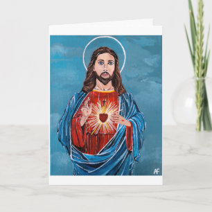 Jesus Kristus Painting av Alfred Fox Kort