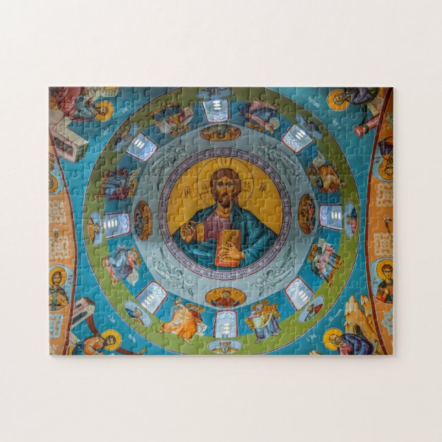 Jesus Kristus Pantocrator, Herren av alla ikoner Pussel (Horisontell)