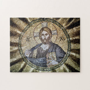 Jesus Kristus Pantocrator Lord of All Icon Pussel