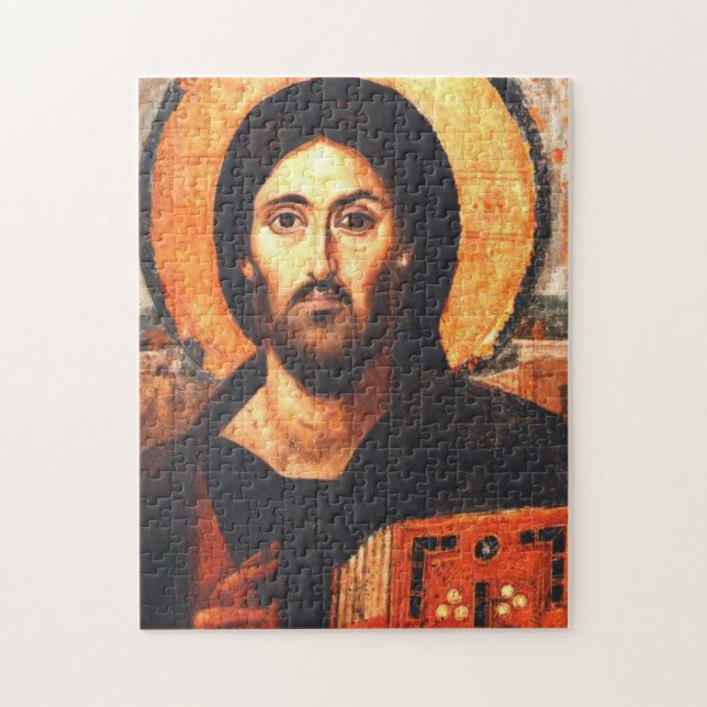 Jesus Kristus Pantocrator, regissör för alla bysan Pussel (Vertikal)