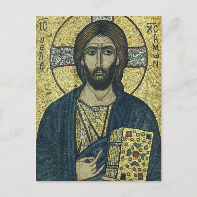 Jesus Kristus Pantocrator Vykort (Framsida)