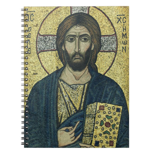 Jesus Kristus Pantokrator Anteckningsbok (Framsidan)