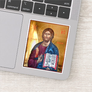 Jesus Kristus Pantokrator-ikon Klistermärken