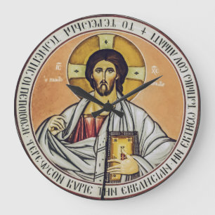 Jesus Kristus Pantokrator kupolen i kyrkan Stor Klocka