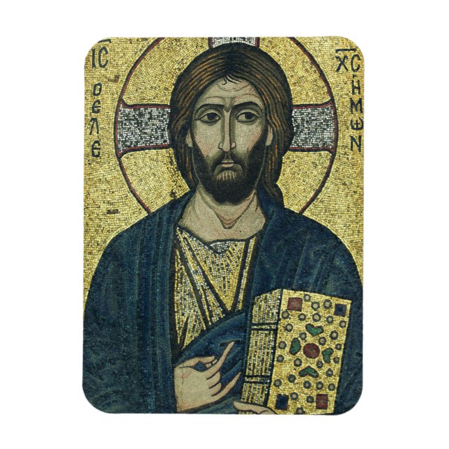 Jesus Kristus Pantokrator Magnet (Vertikal)