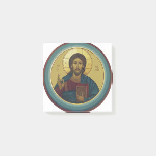 Jesus Kristus Pantokrator Post-it Block