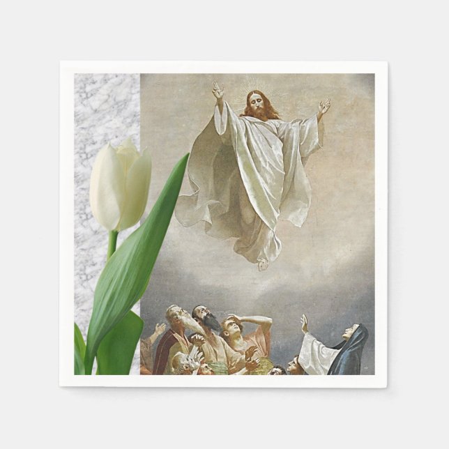 Jesus Kristus Pappra Napkins Pappersservett (Framsidan)