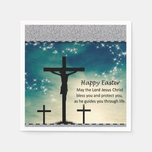Jesus Kristus Pappra Napkins Pappersservett (Framsidan)