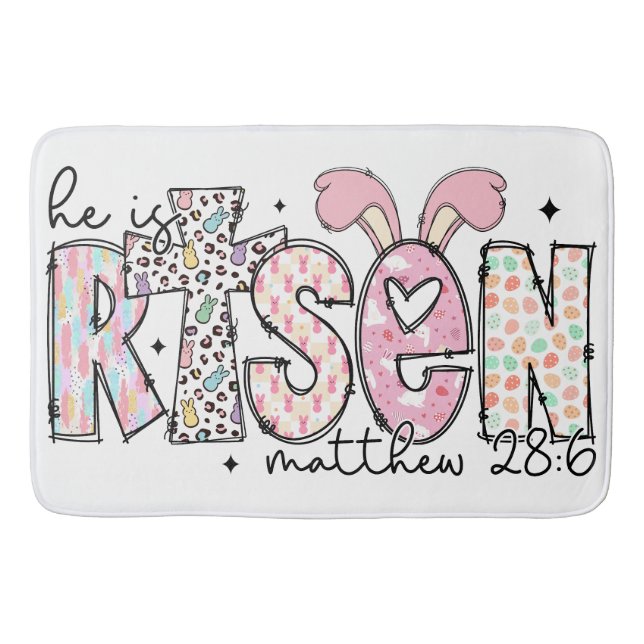 Jesus Kristus Påsk Jesus Kristna manar, kvinnor, k Badrumsmatta (Framsidan)