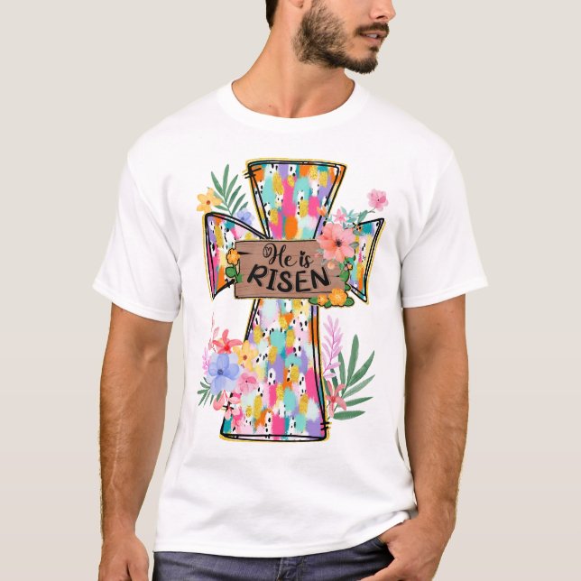 Jesus Kristus Påsk Jesus Kristna manar, kvinnor, k T Shirt (Framsida)
