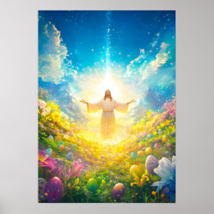 Jesus Kristus Påsk Resurrecension Poster