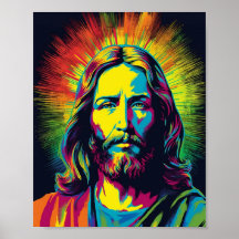 Jesus Kristus pop Art - AI Generated Art