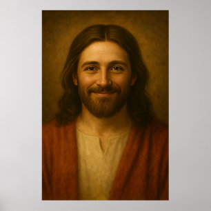 Jesus Kristus Porträtt #3™ LDS Wall Art Poster