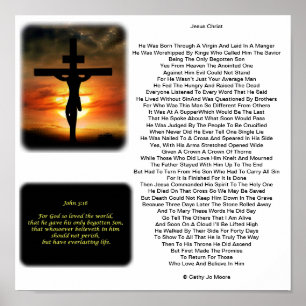 Jesus Kristus Poster