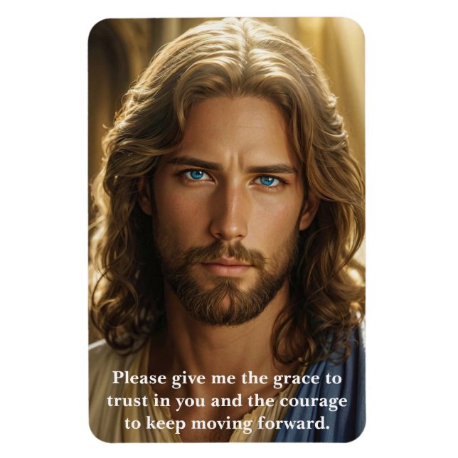 Jesus Kristus Prayer av Hope & Grace Anpassningsba Magnet (Vertikal)