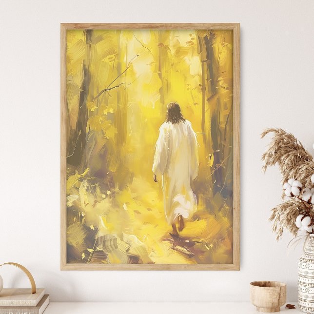 Jesus Kristus promenad konsttryck, stor Kristus Ol Poster (Skapare uppladdad)