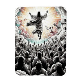Jesus Kristus Rapture Religiösa Christian Art Magnet
